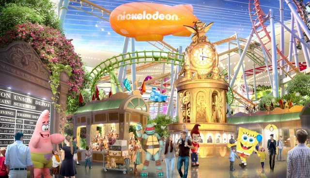 Nickelodeon Universe Theme Park to Open in New Jersey This Weekend Nick