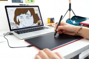 One By Wacom In Use