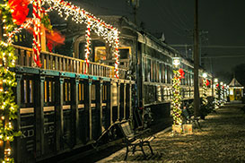 Santa and Polar Express Trains in Pennsylvania, New Jersey and Delaware Twas The Night Before Xmas