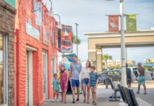 Downy Ocean: A Road Trip Down the East Coast Family walking down a boardwalk