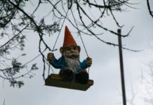 Family Fun Events in the Delaware Valley: Feb. 6-7 Garden gnome on a swing